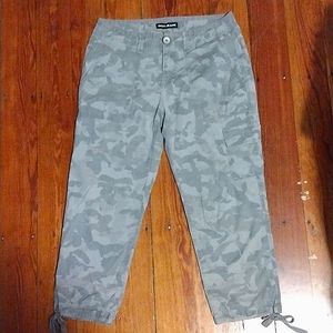 2/$20 DKNY Camo Cargo Capri's